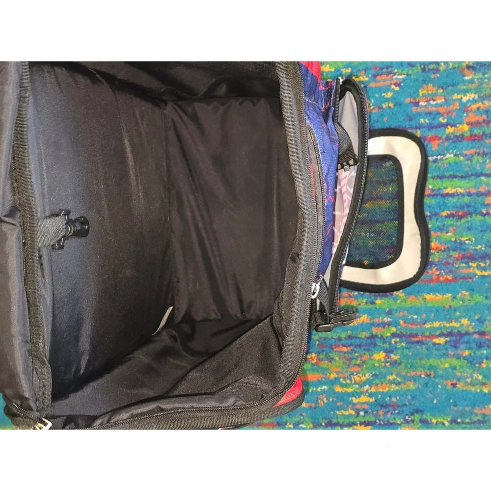 New Boombah Superpack Bat Bag Navy Red Baseball/Softball Backpack 23.5x13.5x9.5